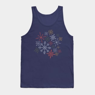 Christmas Snowflakes Tank Top